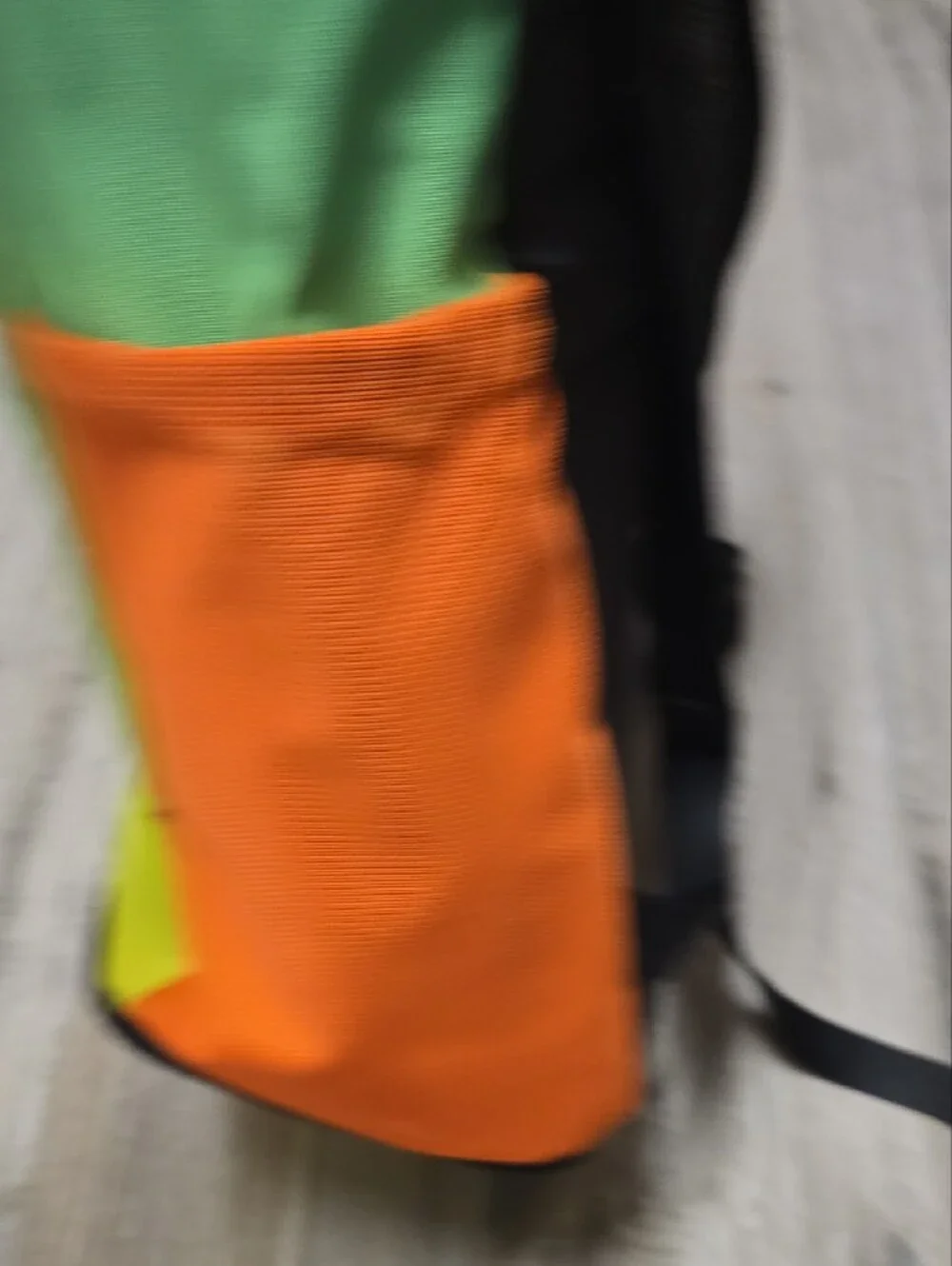 Hoka Blue-Green-Yellow-Orange Gradient Backpack